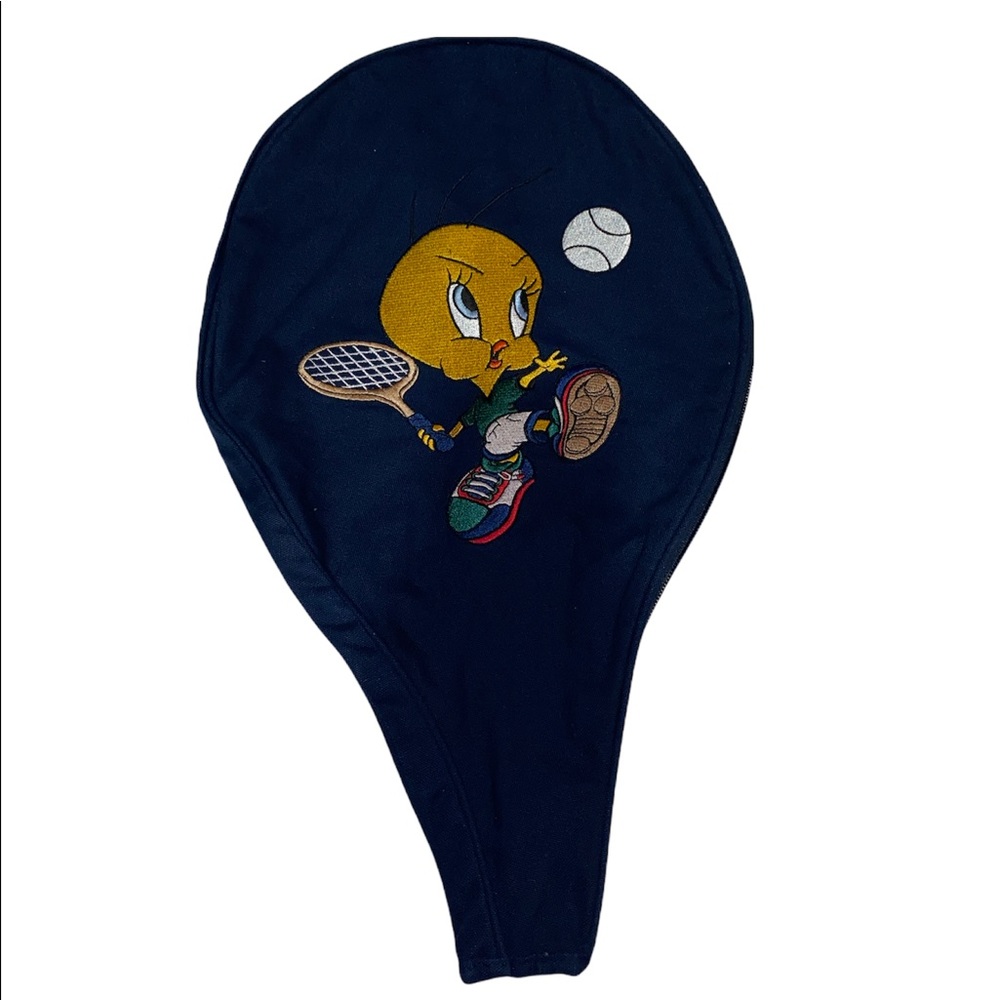 Vintage Looney Tunes Tweety Bird Tennis Racquet Case Cover